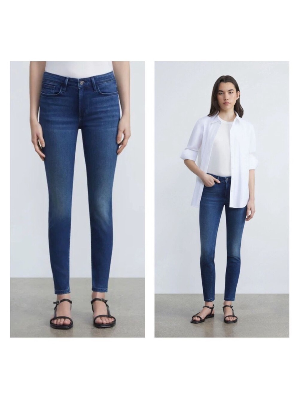 Lafayette 148 Indigo Denim Mercer Jeans size 12 NWT